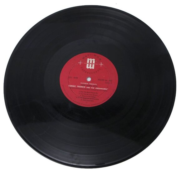 Vintage Connie Francis Sing Along Record Album Vinyl 1961 Retro Turntable - Picture 3 of 7